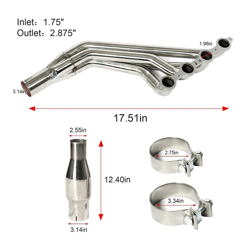 Chevrolet Camaro SS LS3 Stainless Steel Exhaust Manifold And Pipe Kit high quality